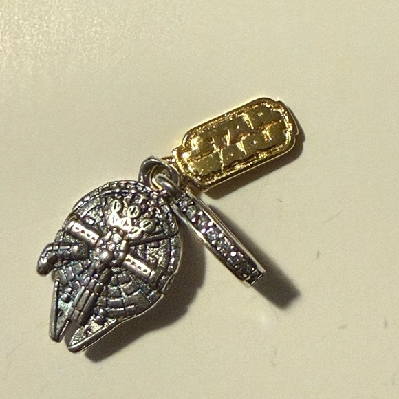 Star Wars Jewelry - Star Wars Millennium Falcon Dangle Silver Gold Charm